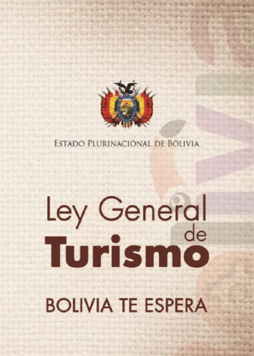 LEY N° 292 - LEY GENERAL DE TURISMO 