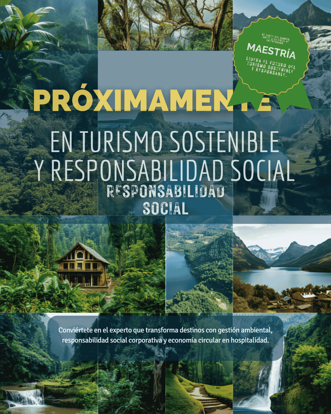 Maestría en turismo sostenible