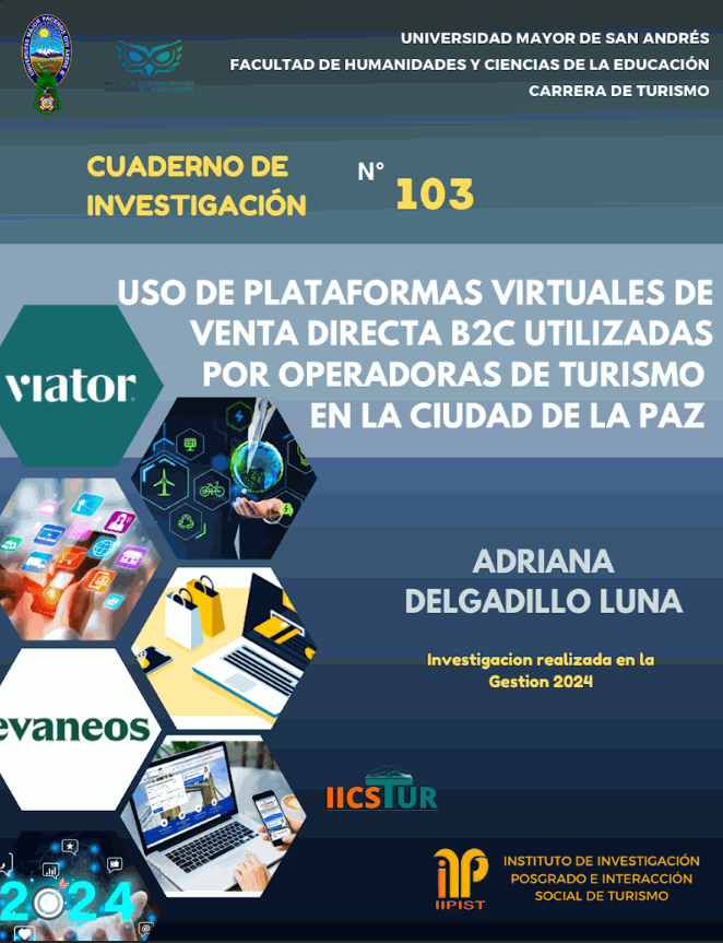 Uso de plataformas virtuales de venta directa B2C utilizadas por operadoras de turismo en la ciudad de La Paz.