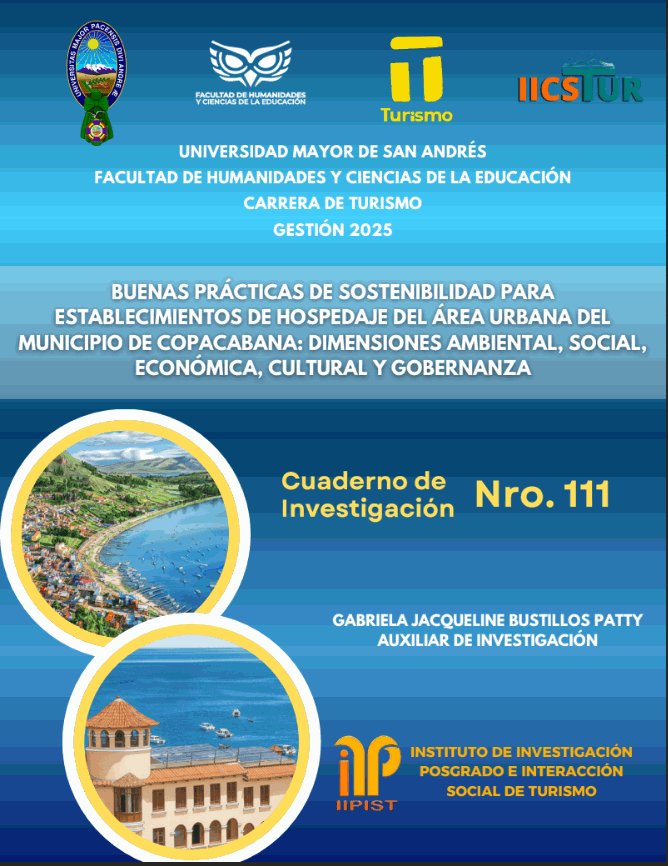 Buenas prácticas de sostenibilidad para establecimientos de hospedaje del área urbana del municipio de Copacabana: dimensiones ambiental, social, económica, cultural y gobernanza