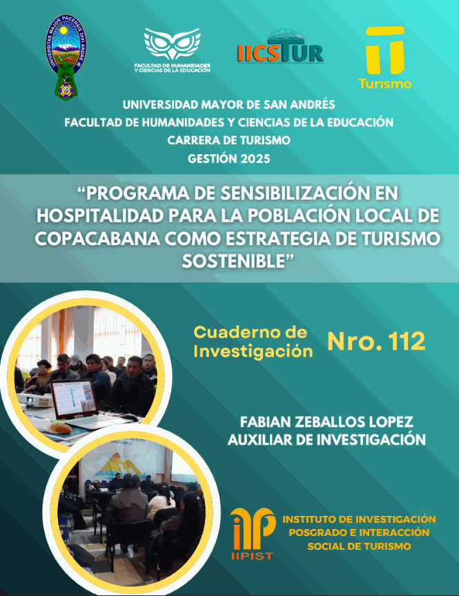 Programa de sensibilización en hospitalidad para la población local de Copacabana como estrategia de turismo sostenible.