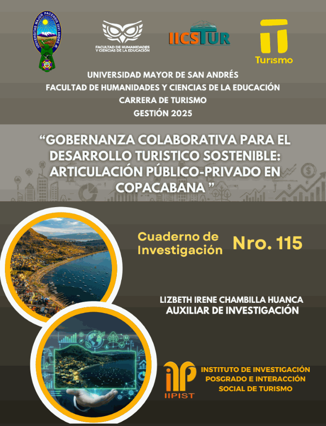 Gobernanza colaborativa para el desarrollo del turismo sostenible: articulación público - privado en Copacabana.